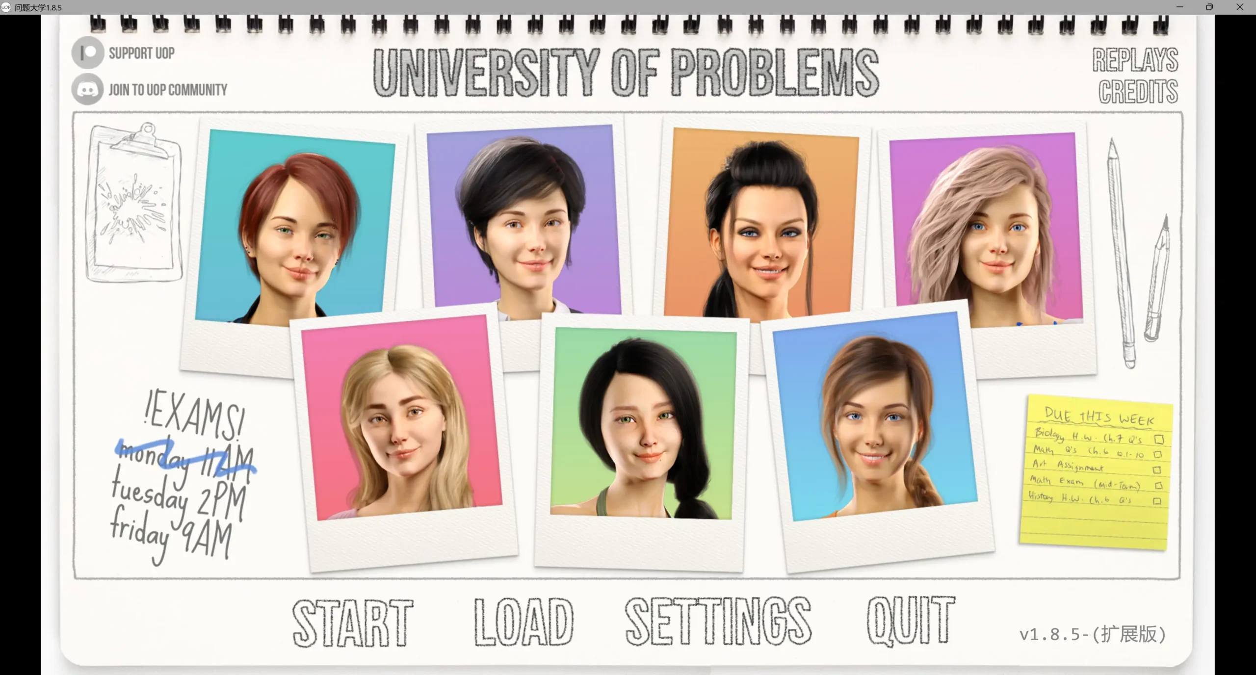 【欧美SLG/AI汉化/3D】学院情缘(别名:问题大学)1.8.5 AI汉化版【PC+安卓/13.5G/更新】University of Problems